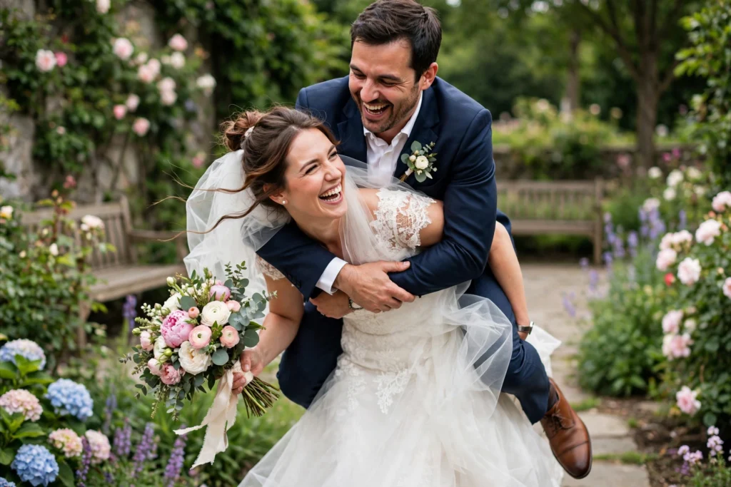 140+ Funny Wedding Day Captions for Couples: Hilarious Lines for Every Photo