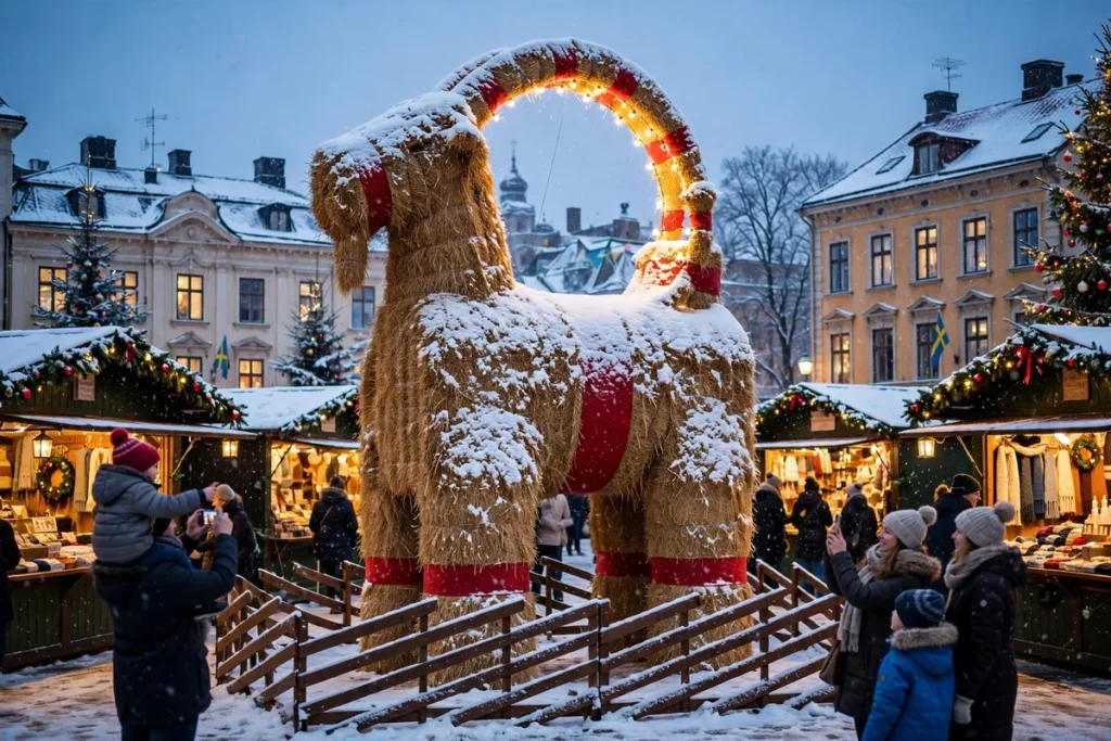 Gävle Goat Sweden Christmas: The Straw Goat Story