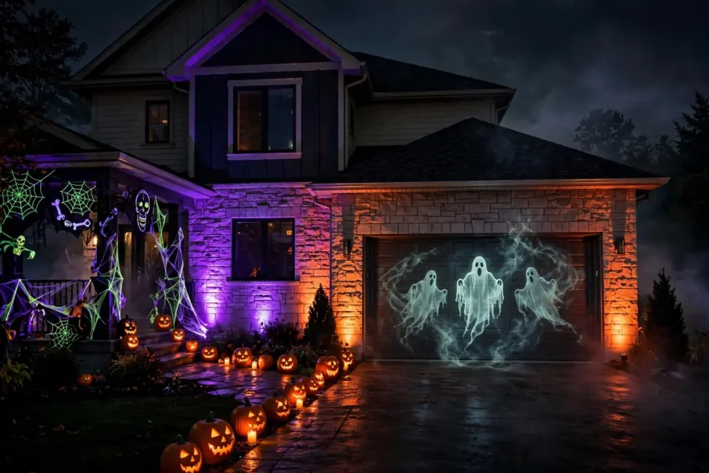 Halloween Lighting Ideas: Projectors, Blacklights & More 1 Halloween Lighting Ideas: Projectors, Blacklights & More