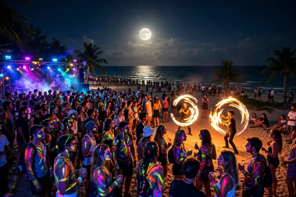 Koh Phangan New Year’s Eve: Full Moon Party Countdown