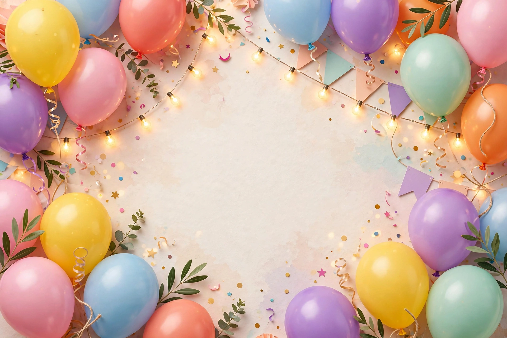 Birthday quotes for friend — party lights celebration quote card background