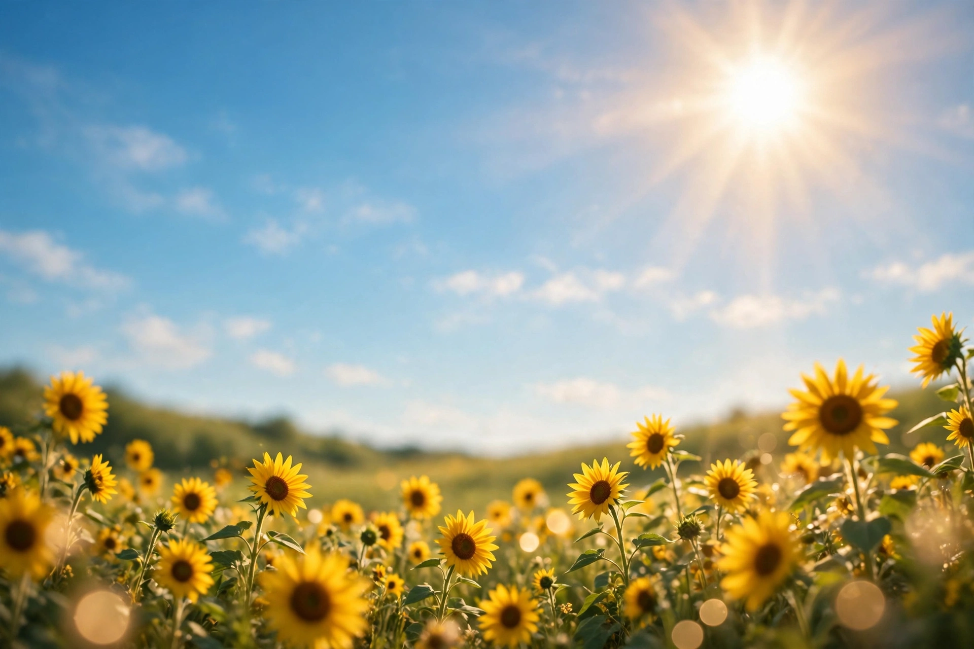 July quotes — sunny summer quote card background