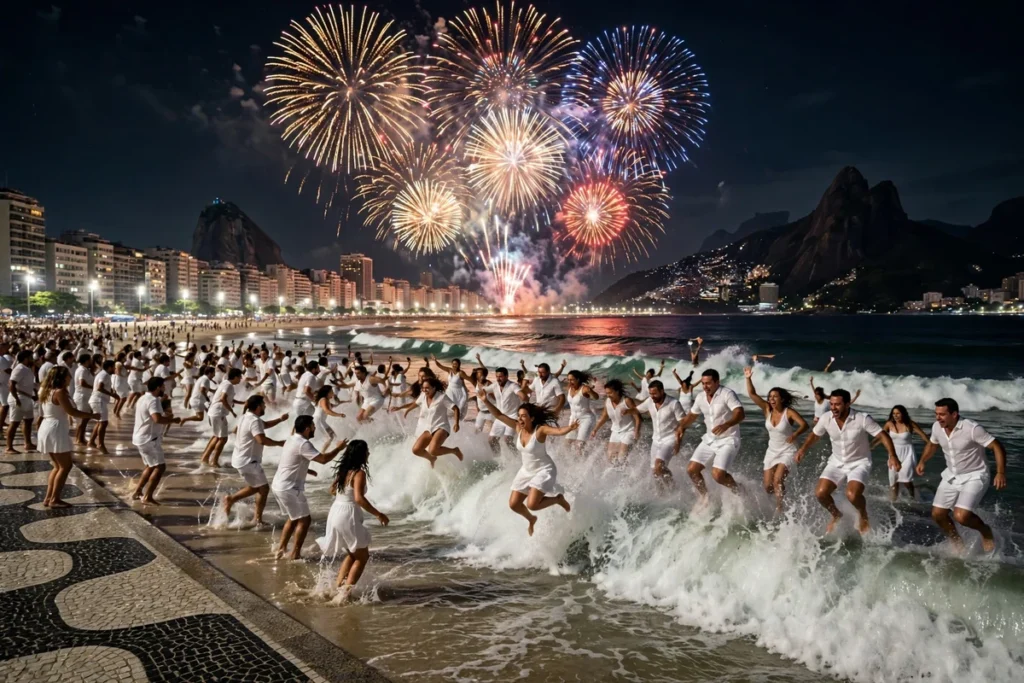 New Year Traditions in Brazil: White Clothes & Seven Waves 2 New Year Traditions in Brazil: White Clothes & Seven Waves