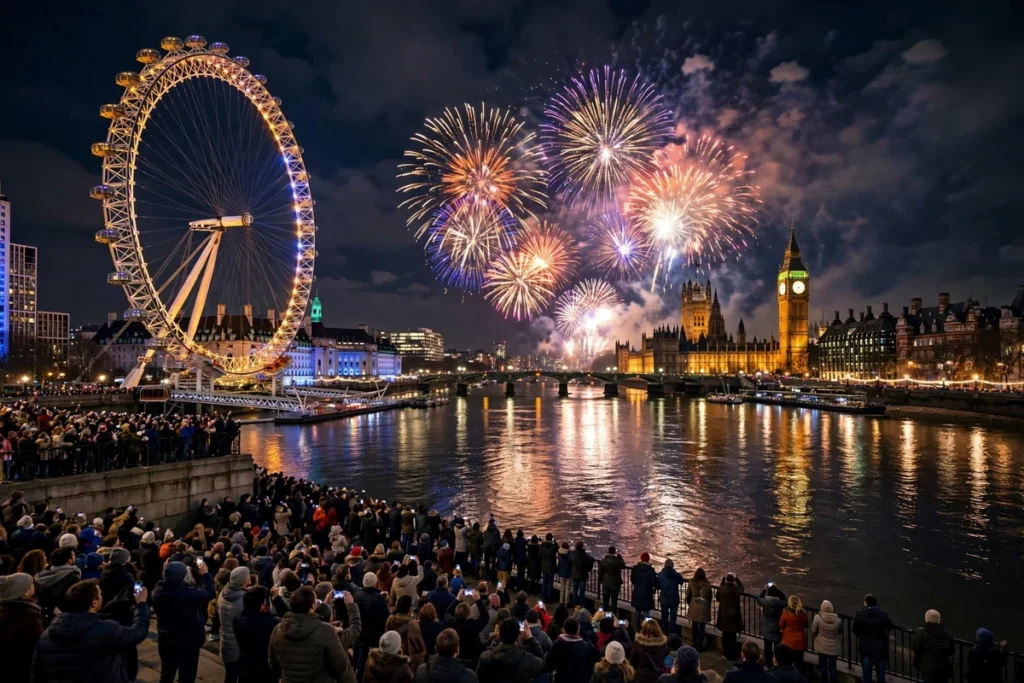 New Year Traditions in England: London Fireworks & More