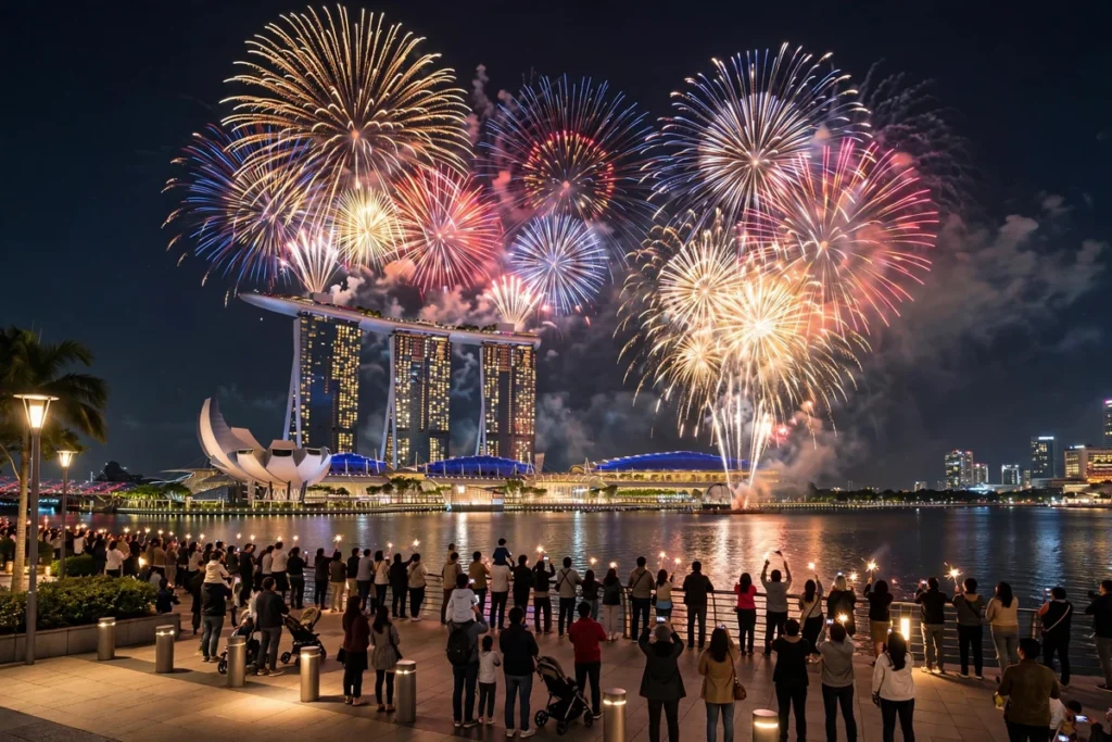 New Year Traditions in Singapore: Marina Bay & Family