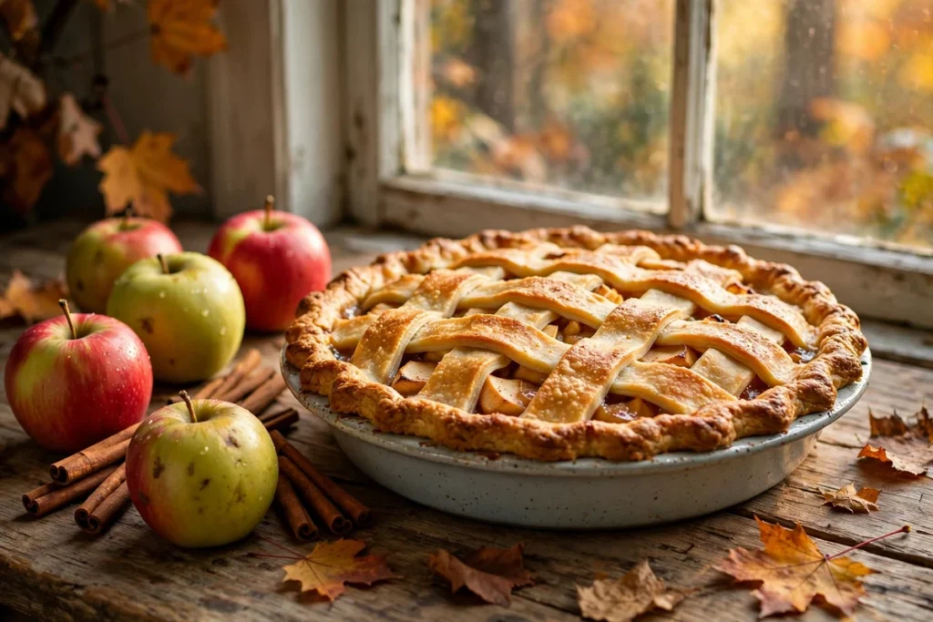 Old Fashioned Apple Pie Recipe (Flaky Crust)