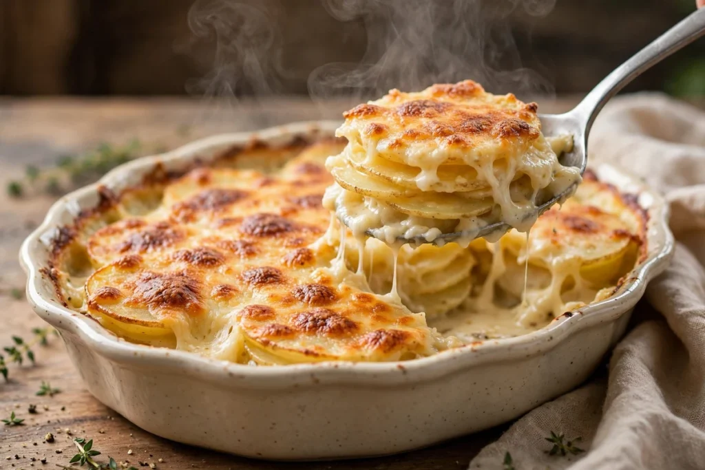 Scalloped Potatoes: Creamy, Cheesy, Perfectly Tender