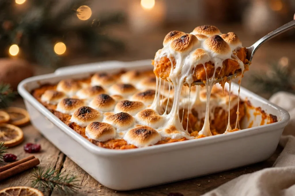 Sweet Potato Casserole with Marshmallows (Classic)