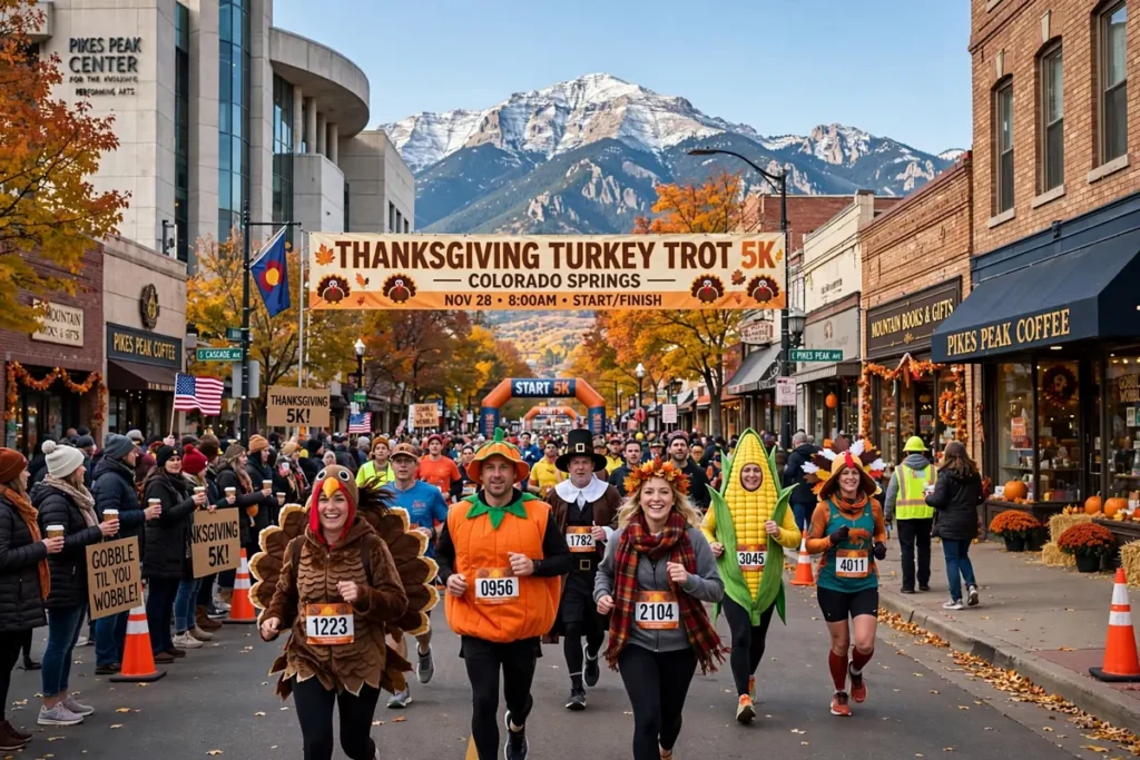 Thanksgiving Events in Colorado Springs 2026: Trots, Hikes, Lights & Feasts