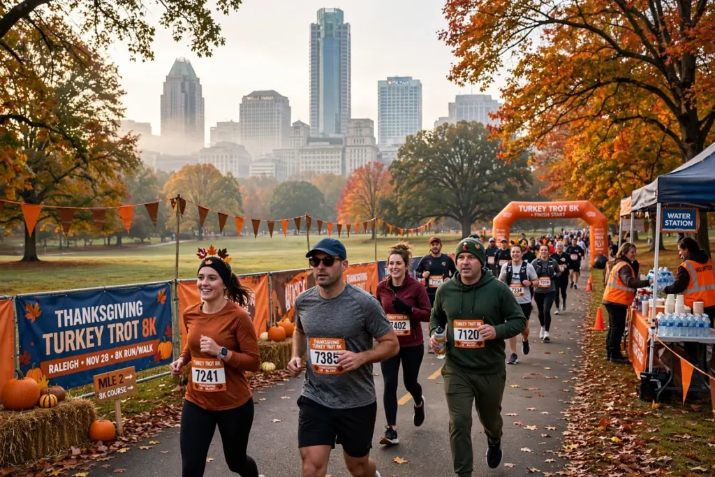 Thanksgiving Events in Raleigh 2026: Turkey Trot, Museums, Lights & More