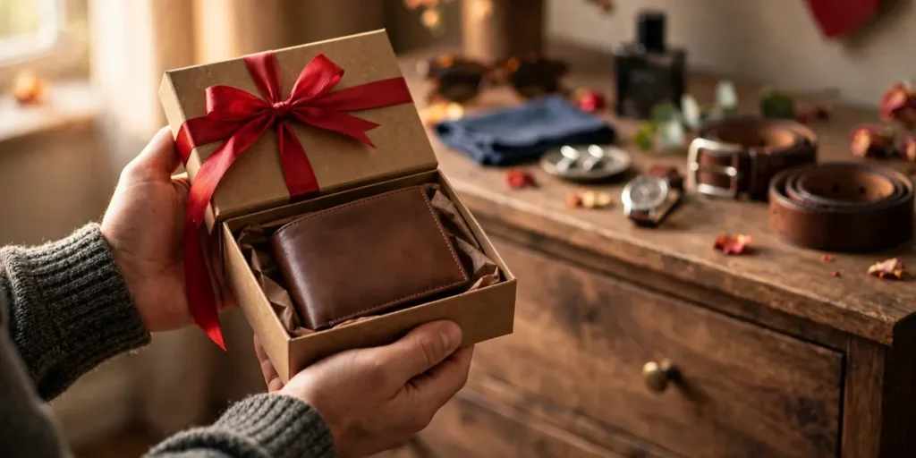 Valentine's Day Gifts for Him: Wallet, Belt and Everyday
