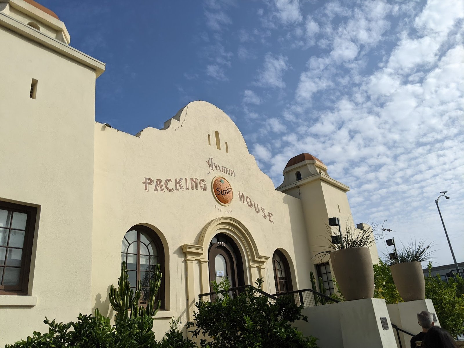 Anaheim Packing House exterior in Downtown Anaheim California