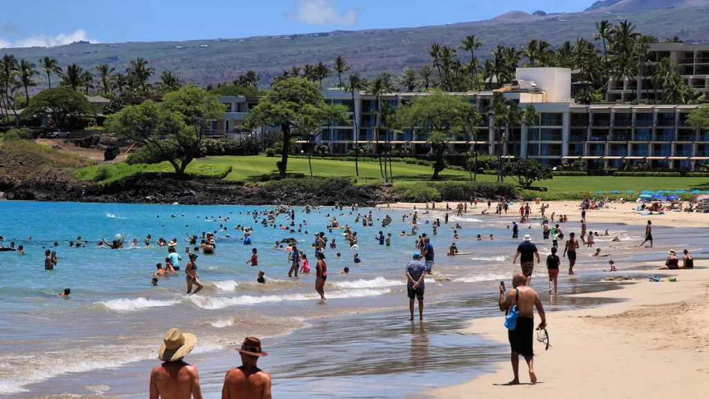Hāpuna Beach on the island of Hawaiʻi