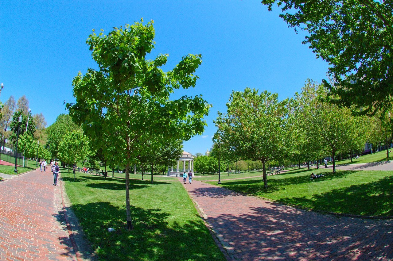 Boston Common in Boston, Massachusetts