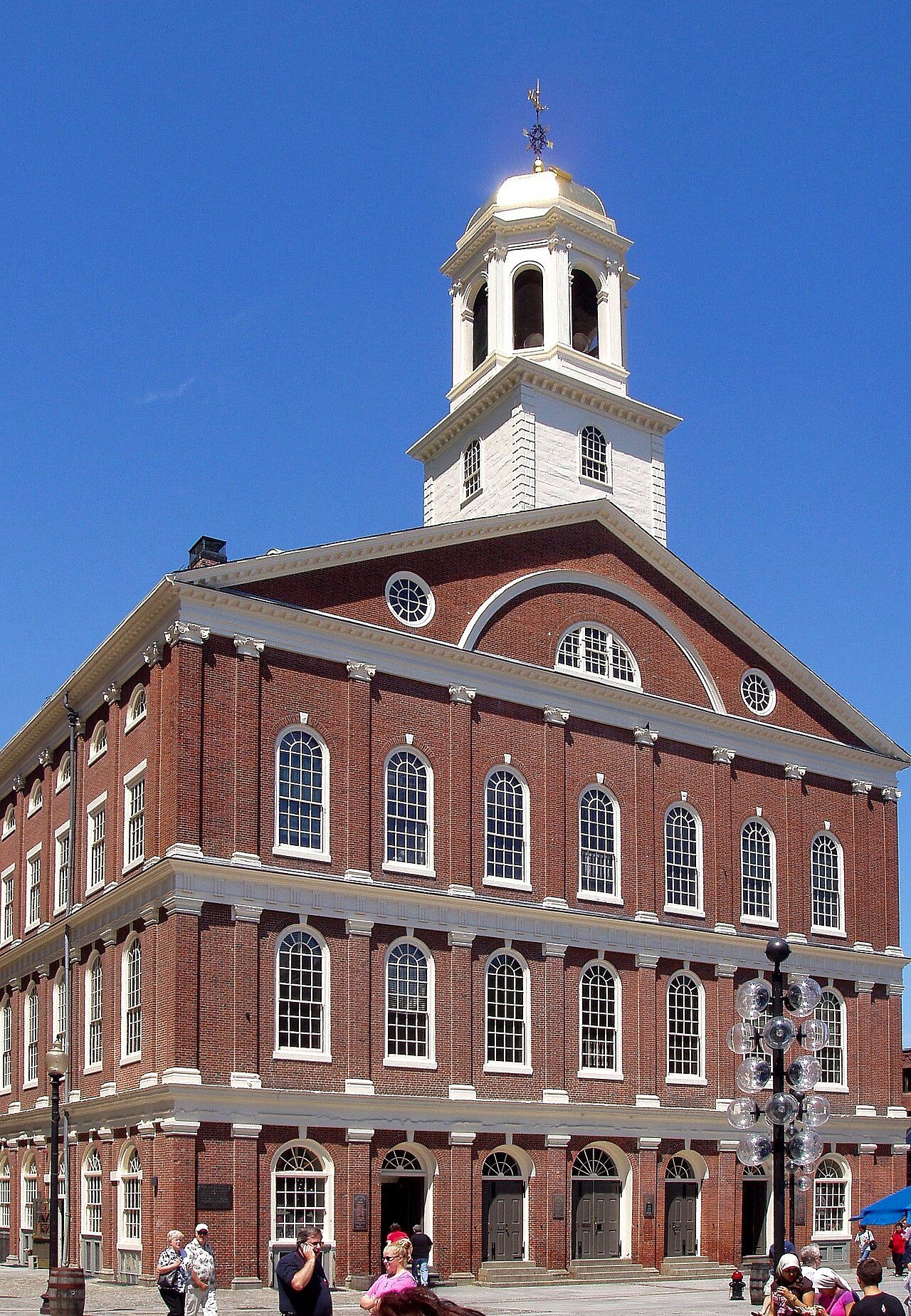 Faneuil Hall and Quincy Market area in Boston