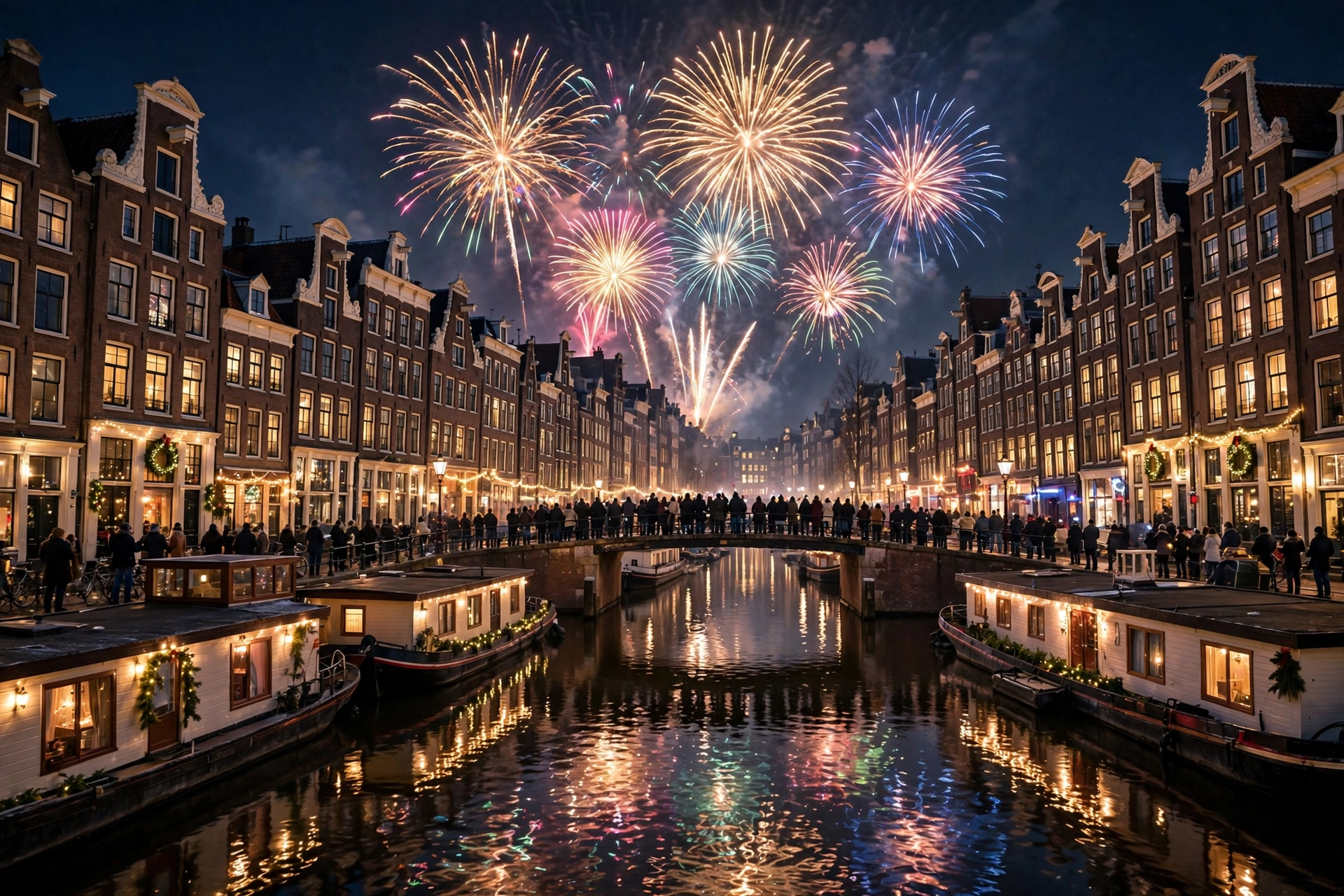 Amsterdam New Year’s Eve: Canals, Fireworks & Parties