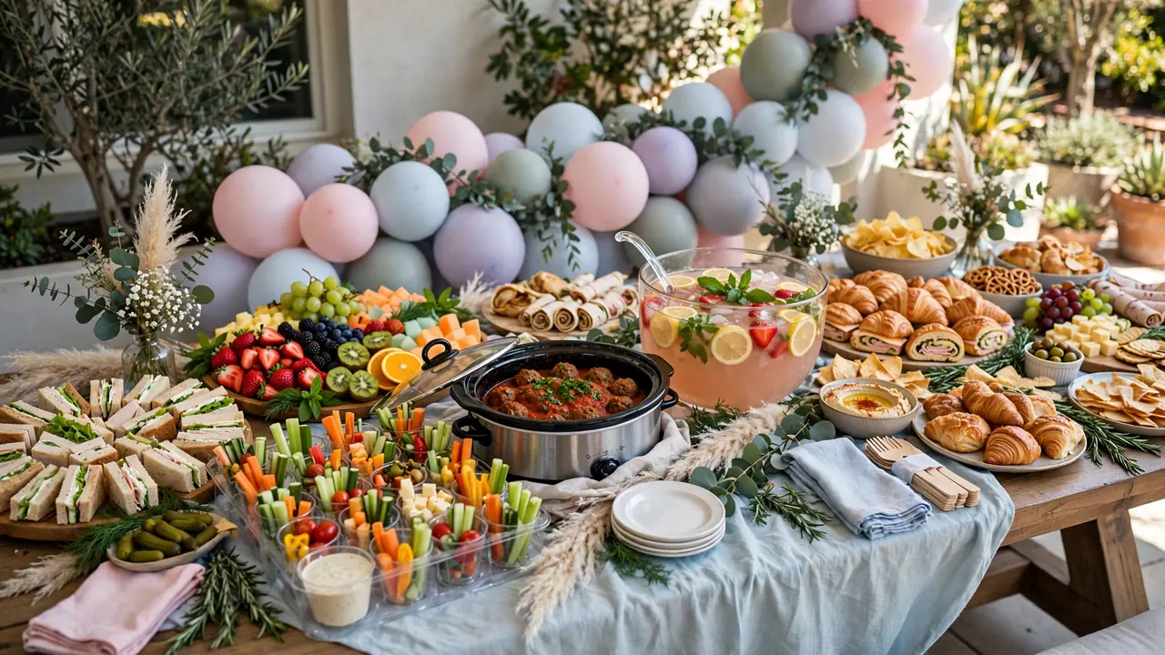 30 Baby Shower Food Ideas for a Crowd (With Quantities)