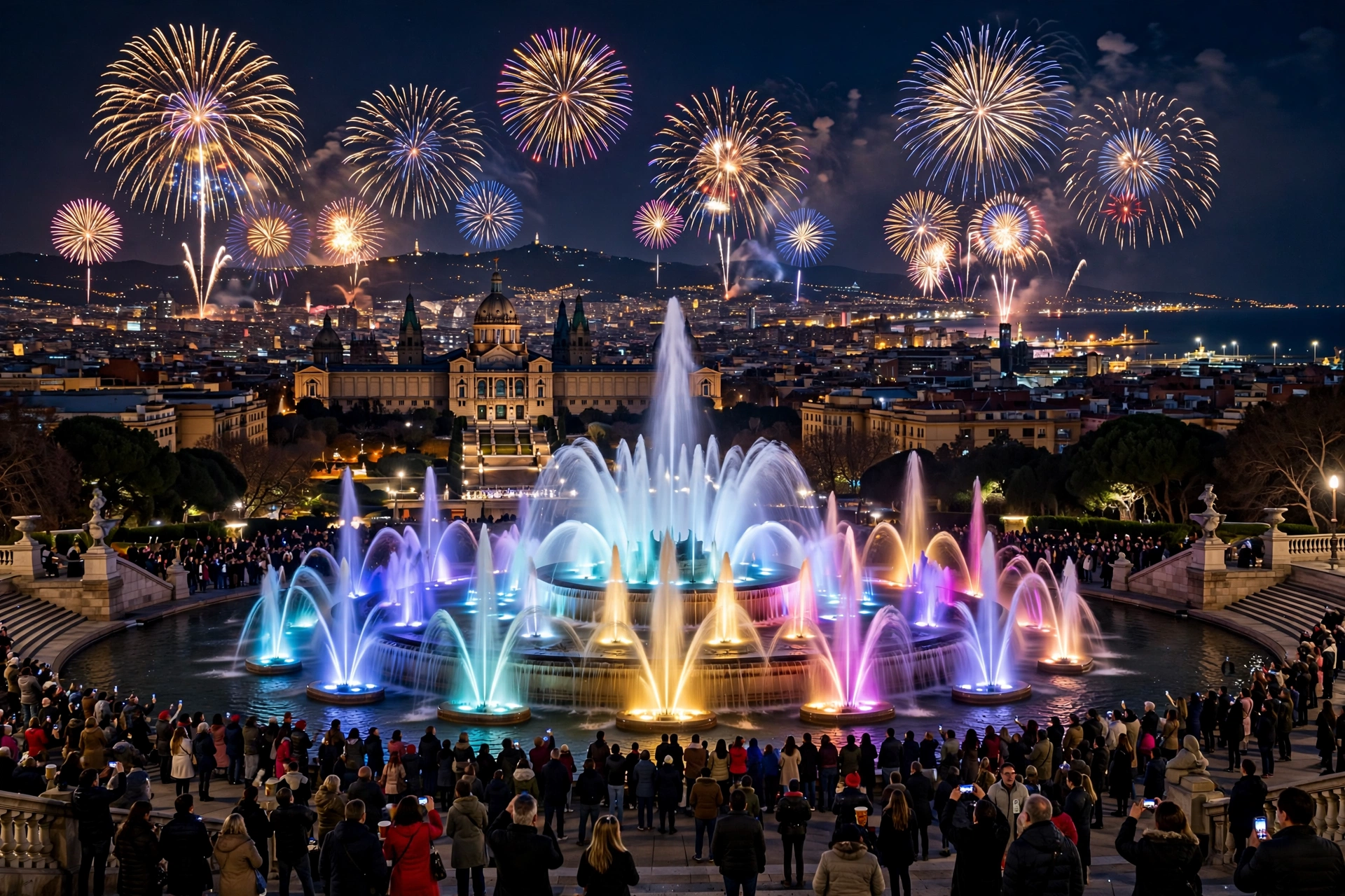 Barcelona New Year’s Eve: Magic Fountain Show