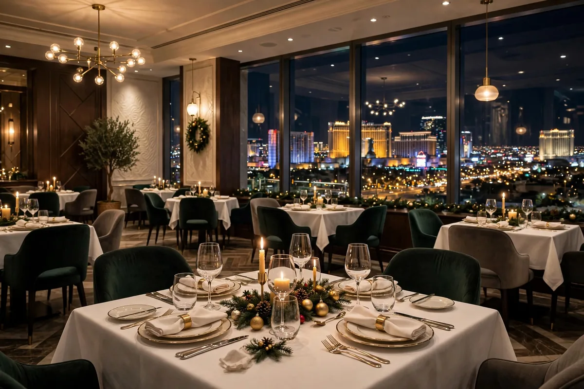 Christmas Eve Dinner Las Vegas 2026: The Best Restaurants for a Holiday Feast