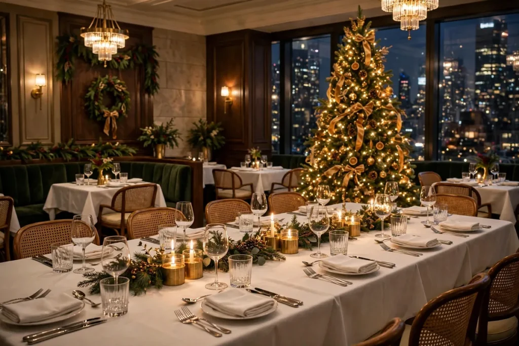 Christmas Eve Dinner in New York 2026: 17 Restaurants for a Festive Night Out