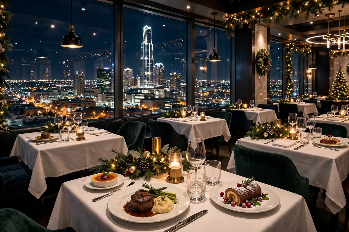 Christmas Eve Dinner in Oklahoma City 2026: Skyline Dining, Steakhouses and Local Favorites