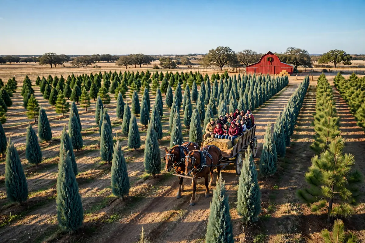 Christmas Tree Farms Near Arlington 2026: 6 Choose-and-Cut Farms in DFW