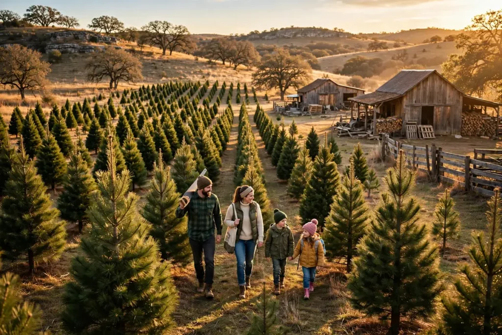Christmas Tree Farms Near Austin 2026: Best Choose-and-Cut Spots in Central Texas