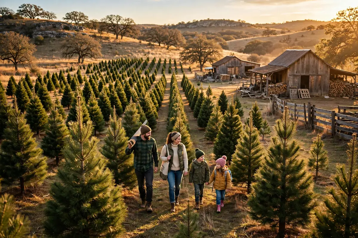 Christmas Tree Farms Near Austin 2026: Best Choose-and-Cut Spots in Central Texas
