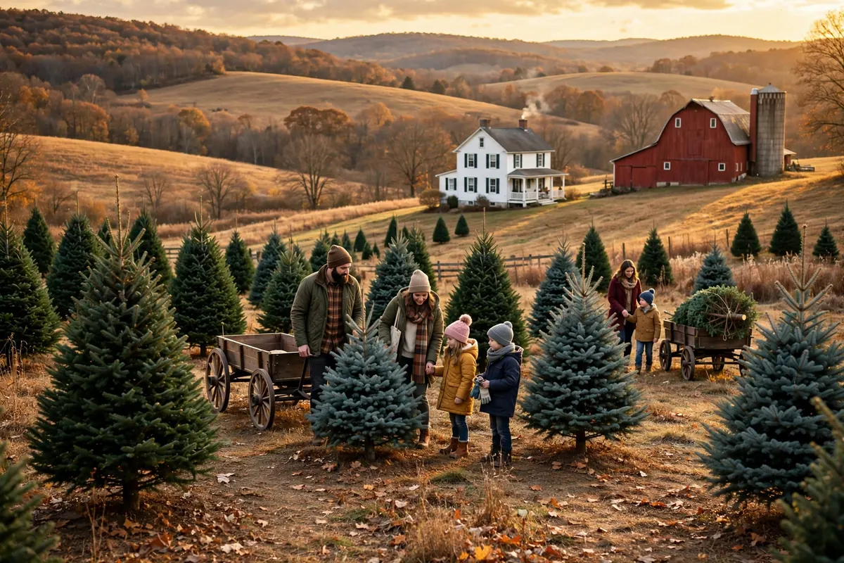 Christmas Tree Farms Near Baltimore 2026: 8 Best Choose-and-Cut Farms in Maryland