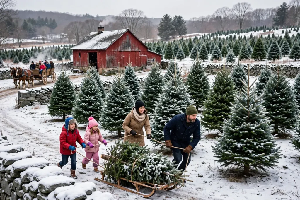 Christmas Tree Farms Near Boston 2026: Best Cut-Your-Own Farms in Massachusetts
