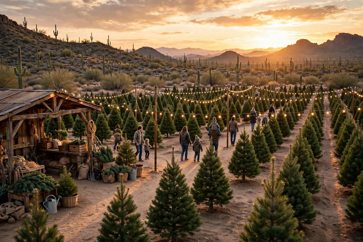 Christmas Tree Farms Near Gilbert 2026: Cut-Your-Own in the Desert