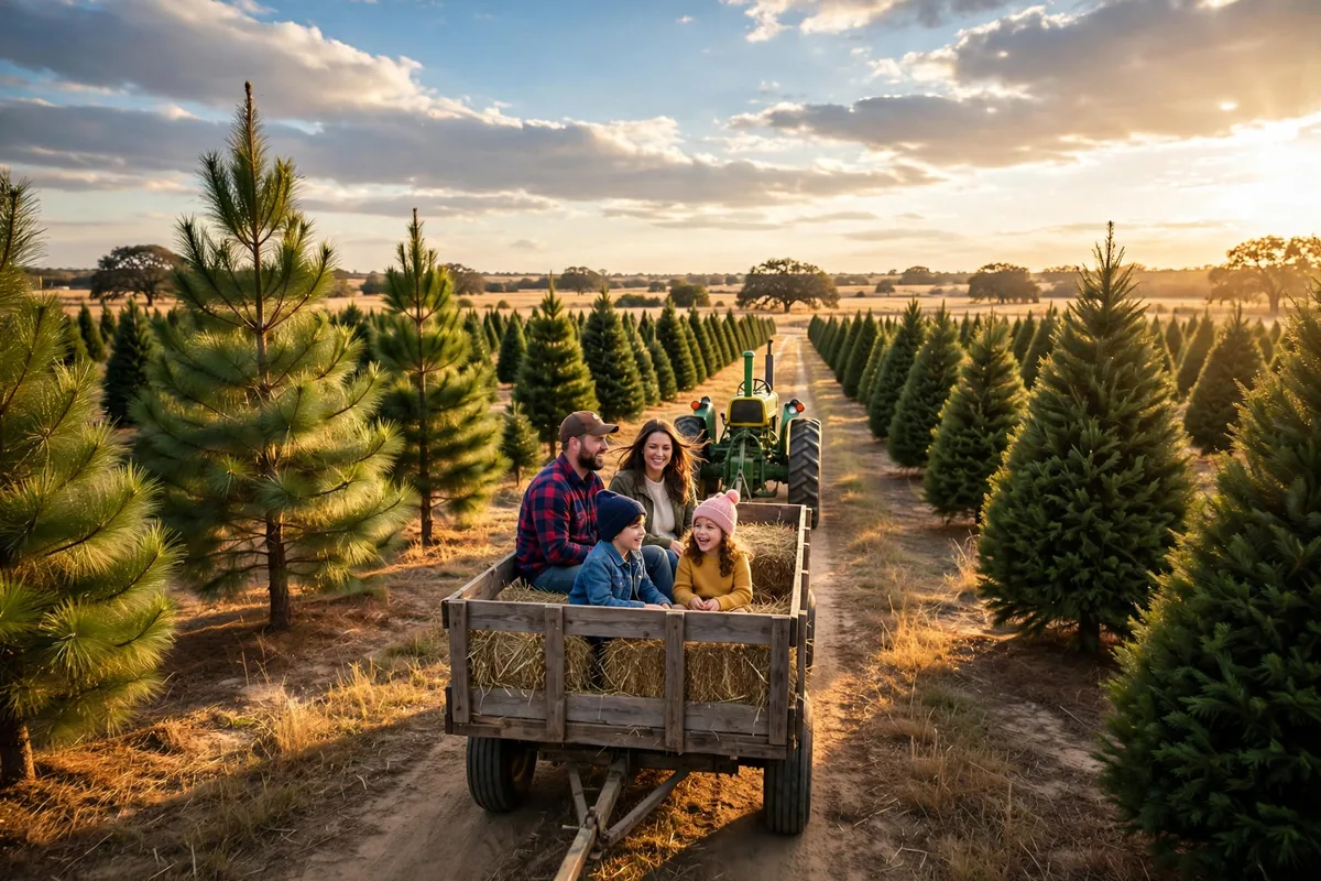 Christmas Tree Farms Near Houston 2026: 7 Texas Farms for Cut-Your-Own Trees
