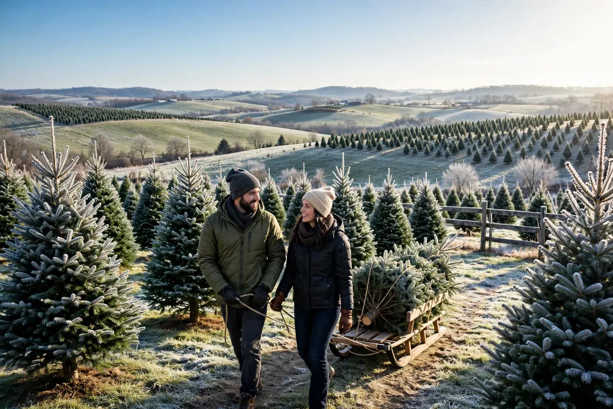 Christmas Tree Farms Near Lexington 2026: Bluegrass Country’s Best Farms