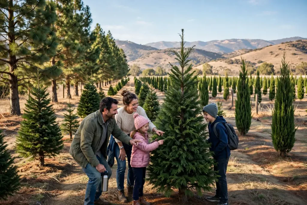 Christmas Tree Farms Near Los Angeles 2026: Real Farms, Legendary Lots & Day Trips