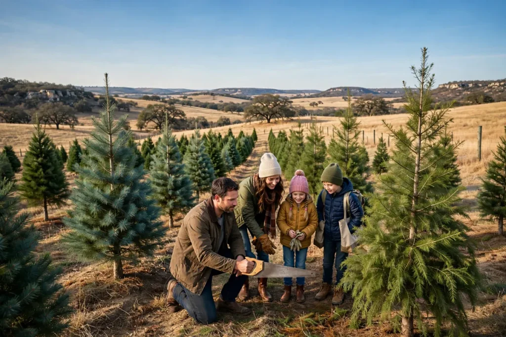 Christmas Tree Farms Near San Antonio 2026: Where to Cut Your Own Tree in South Texas