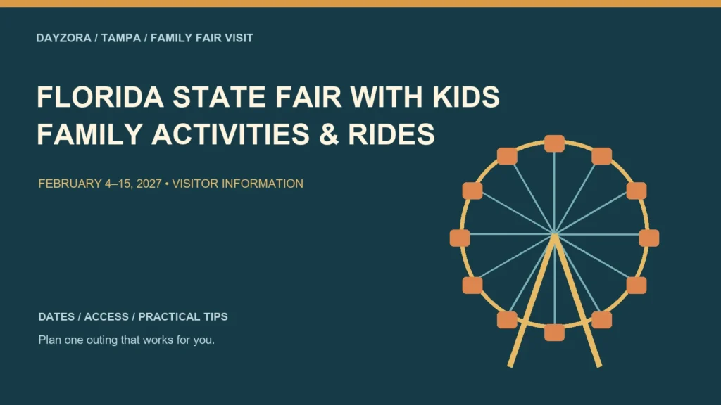 Florida State Fair With Kids: Family Activities, Rides & Admission Rules — original DayZora illustration