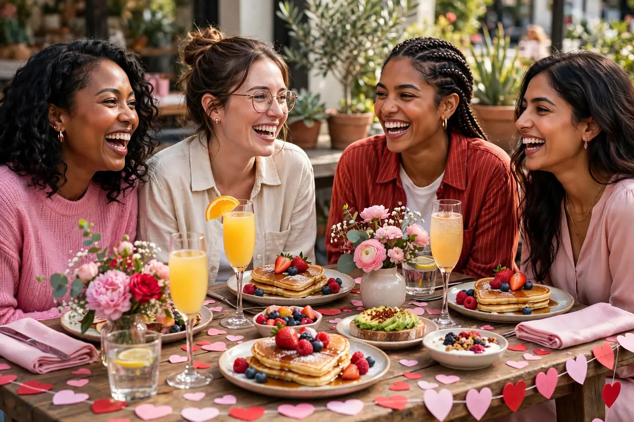 Galentine’s Day Celebration Ideas With Friends: Parties, Games & Menus
