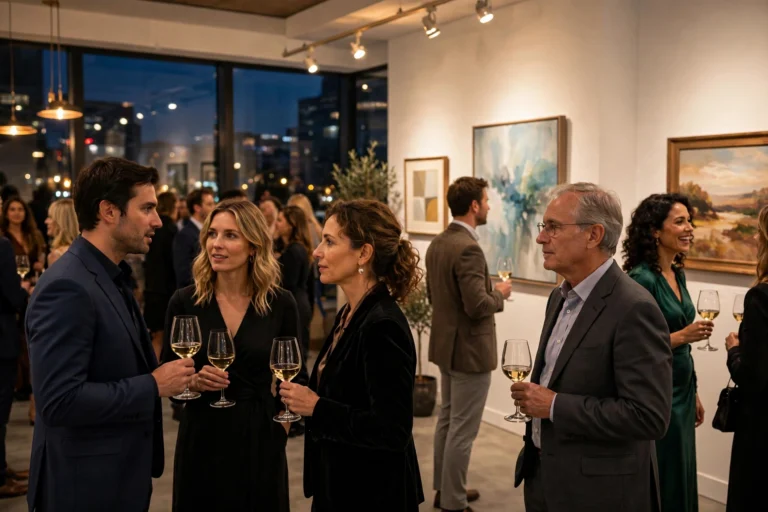 Gallery Opening Etiquette for Buyers