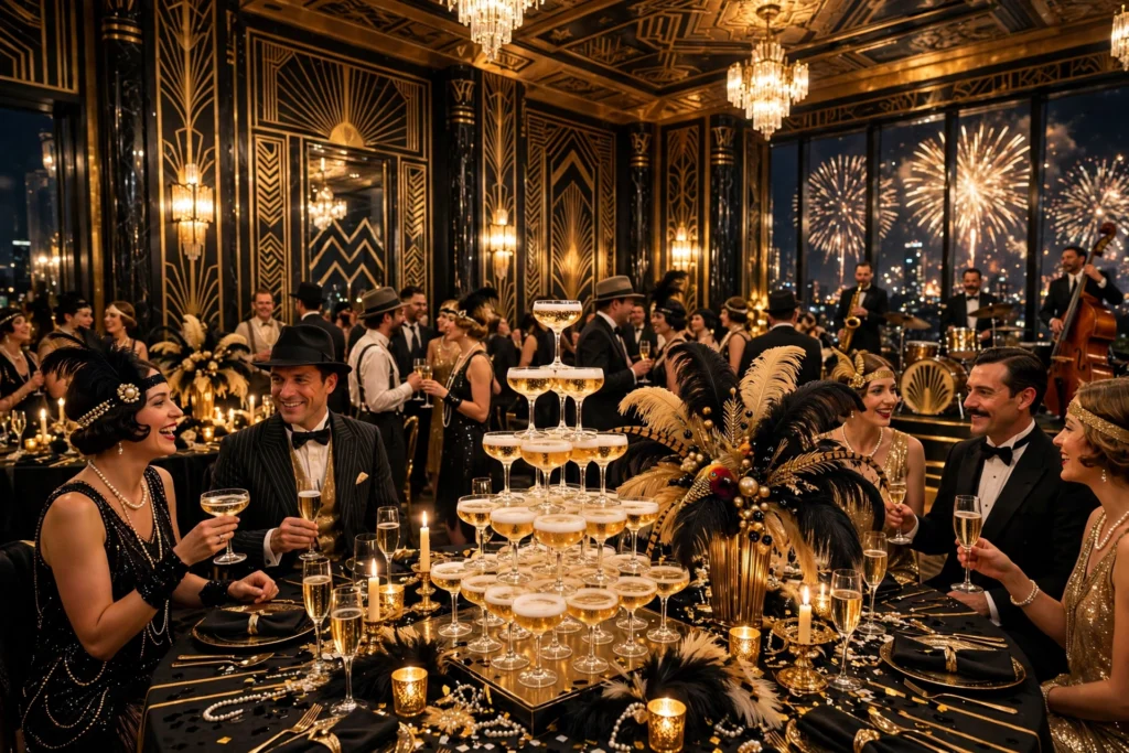 Great Gatsby New Year's Eve Party: A Roaring 20s Guide