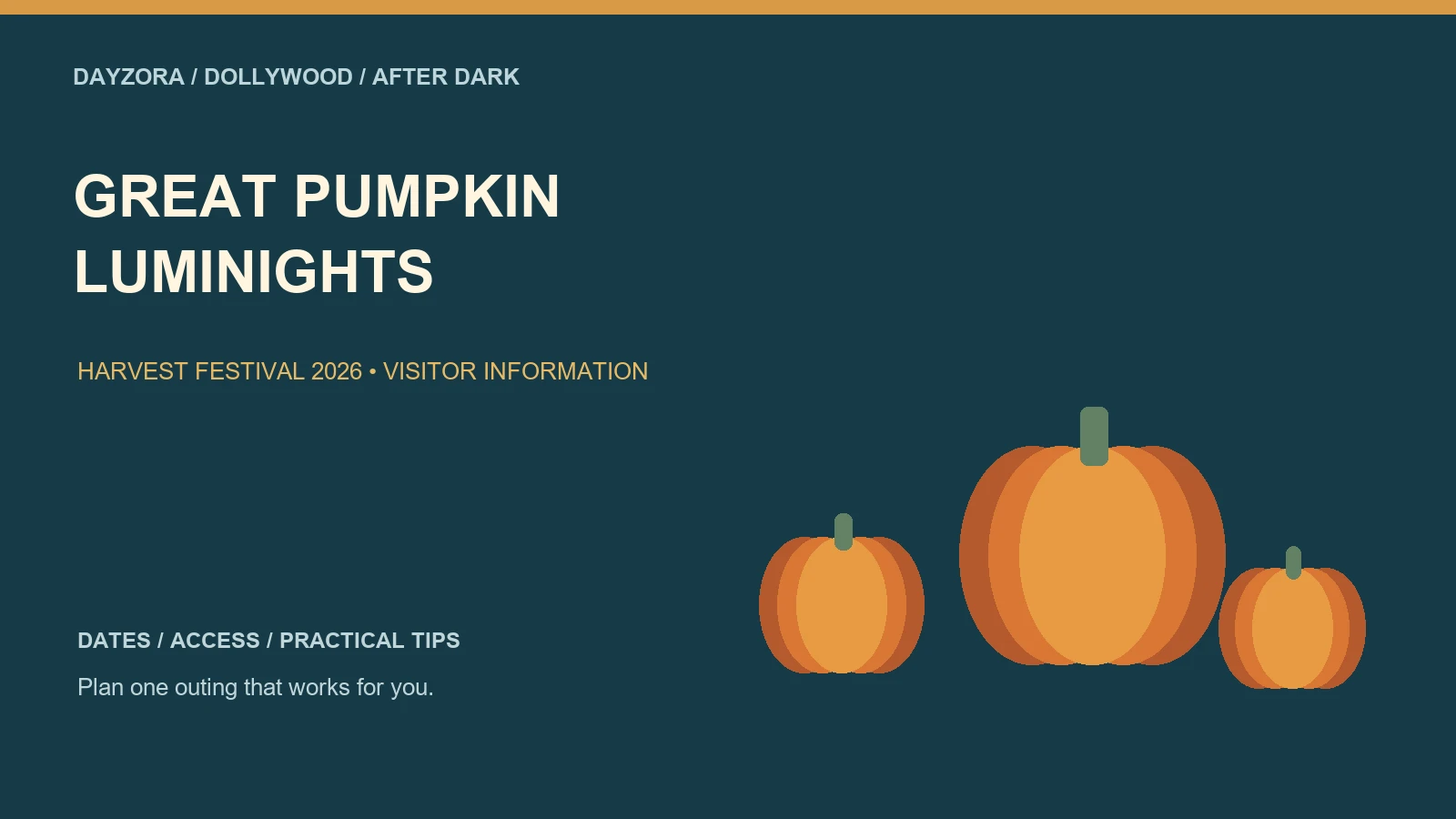 Great Pumpkin — original illustrated visitor guide