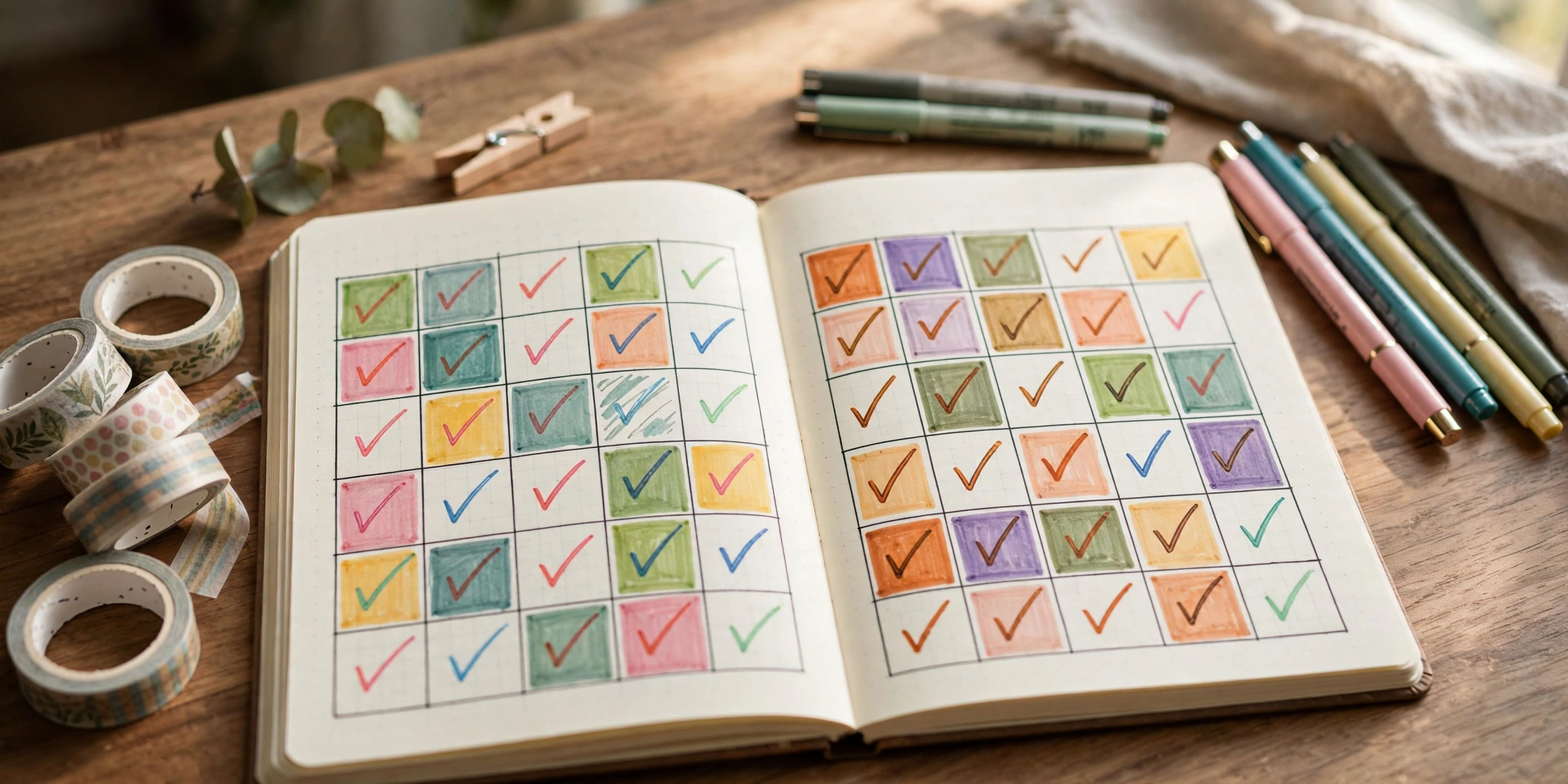 Habit trackers for the new year: methods, templates, ideas