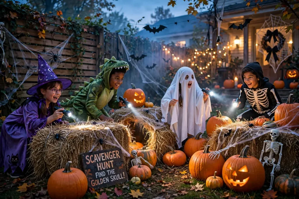25 Halloween Scavenger Hunt Ideas for Kids (Free Clues)