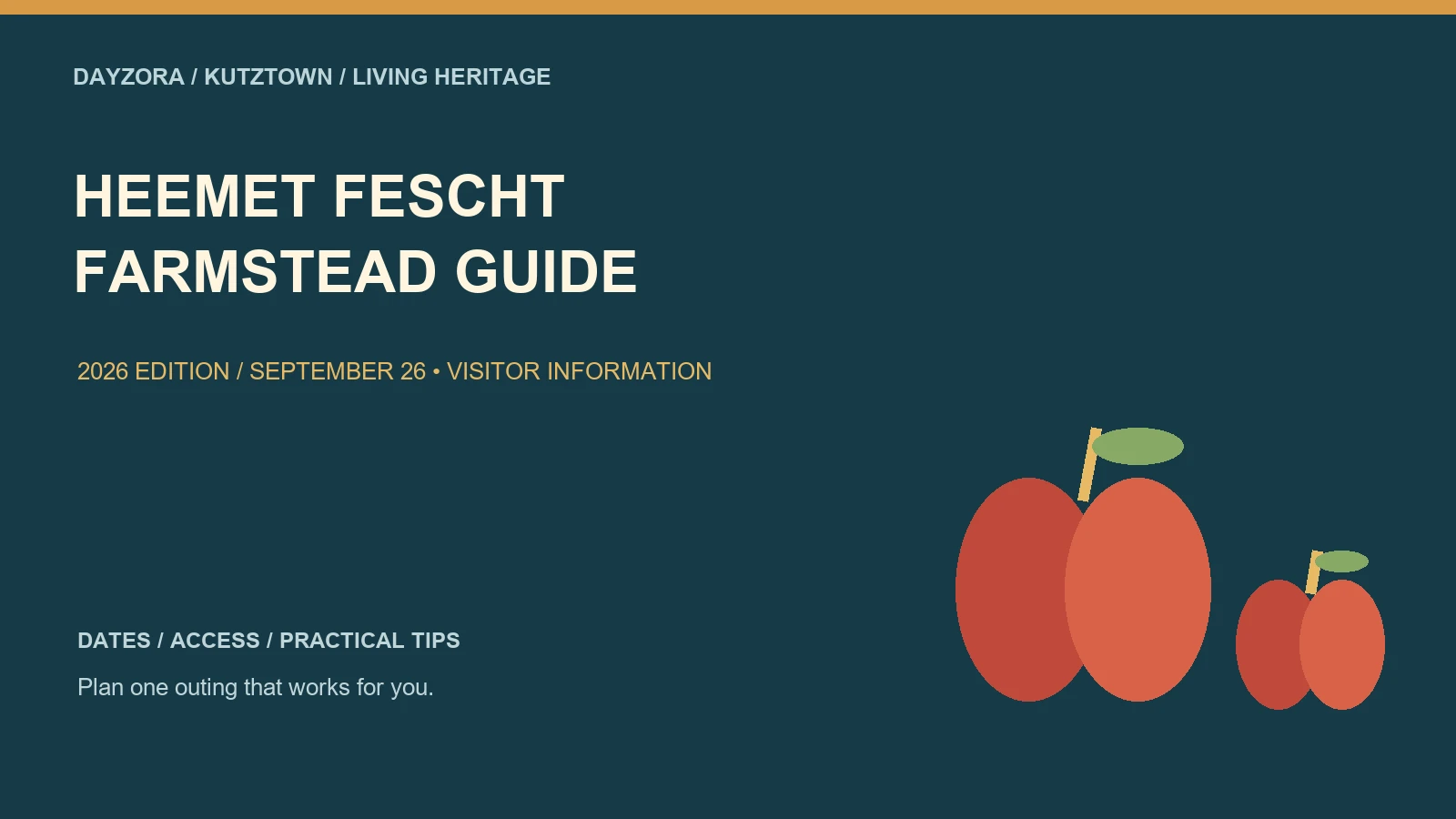Heemet Fescht — original illustrated visitor guide