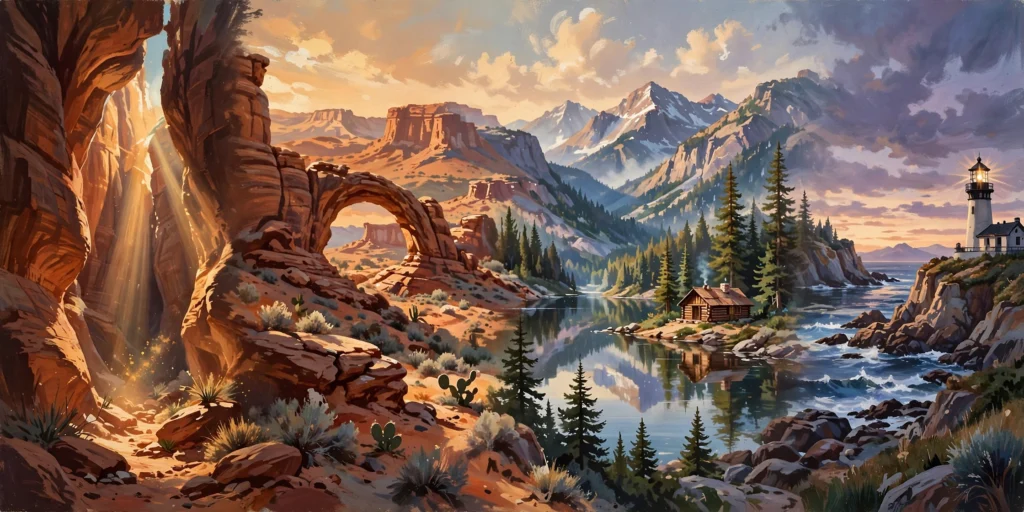 Hidden gems in the USA secret landscapes