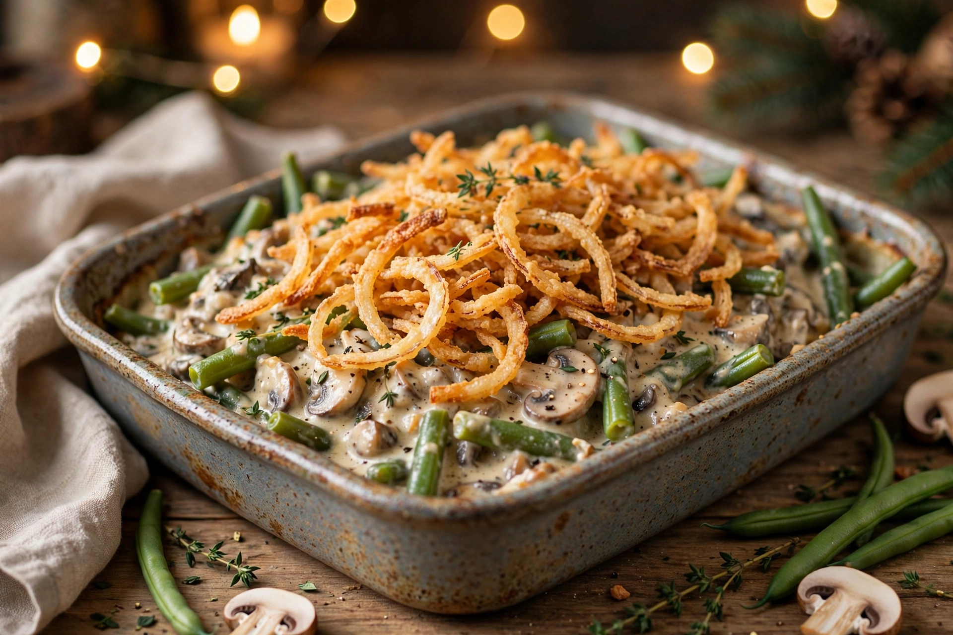 Homemade Green Bean Casserole From Scratch