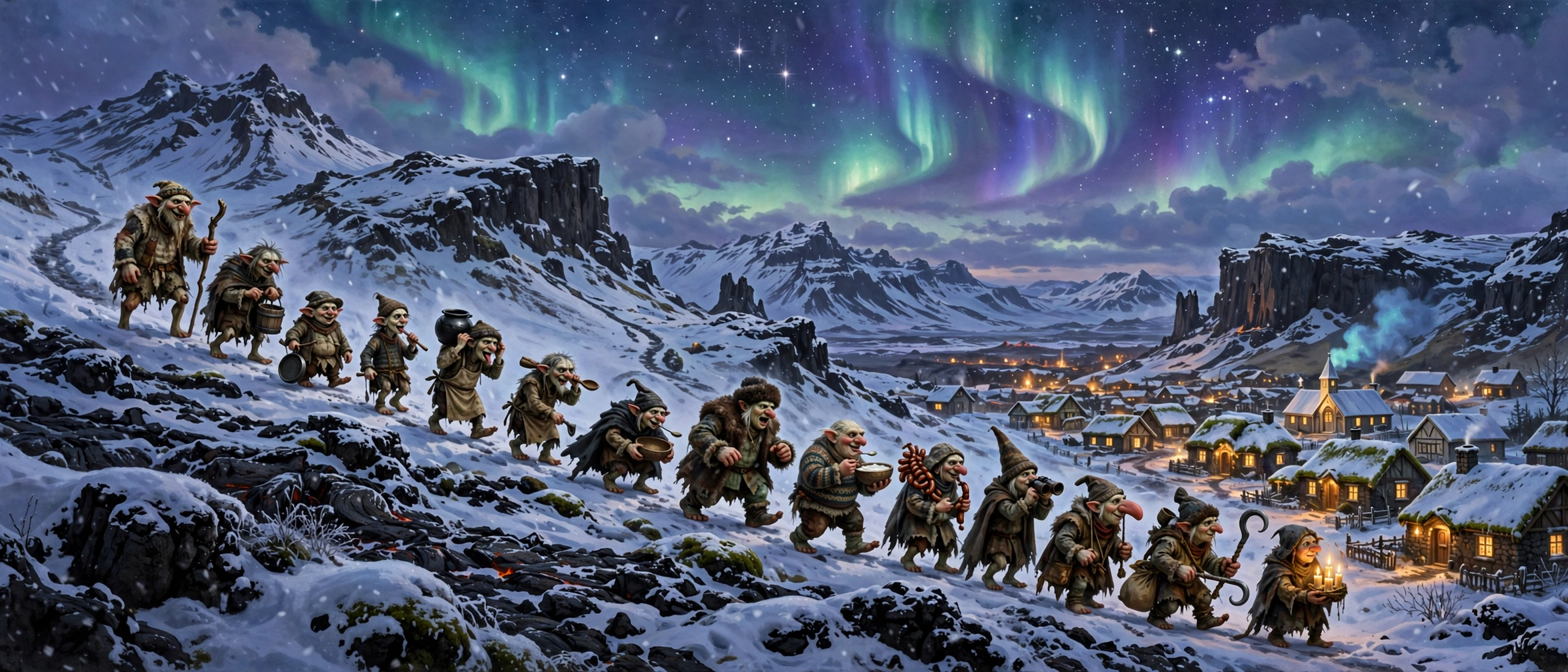 Icelandic Yule Lads: Meet the 13 Santas