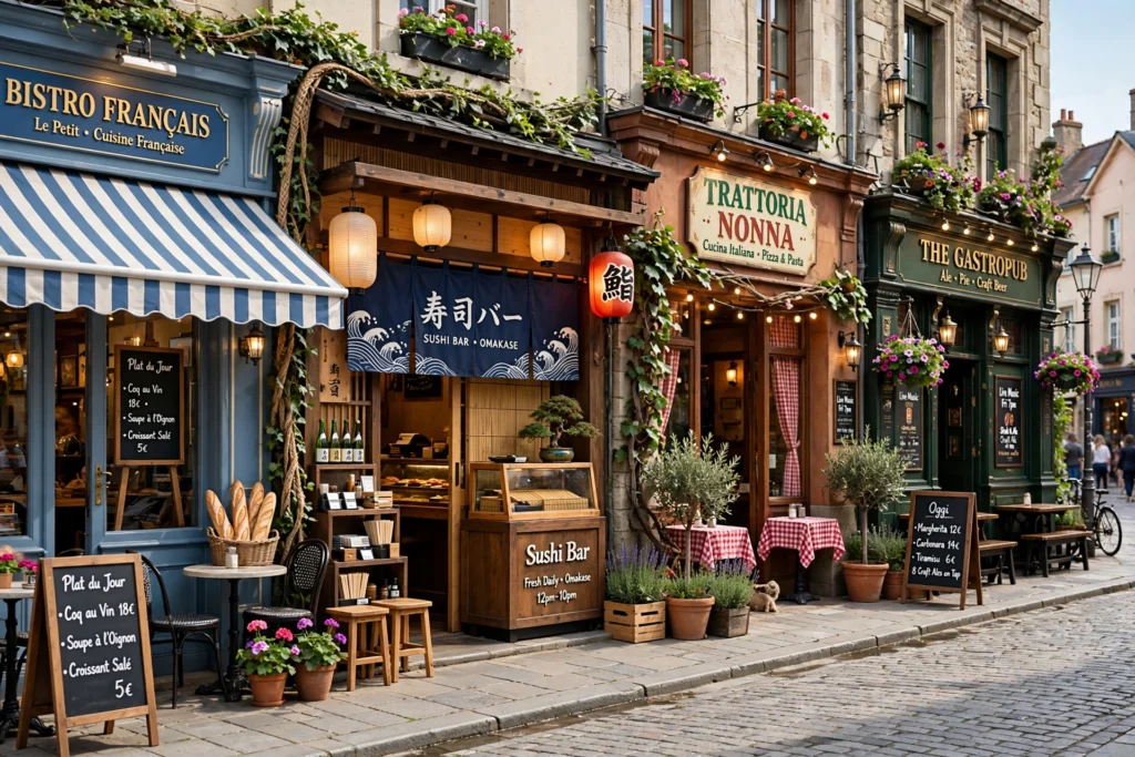Types of restaurants explained