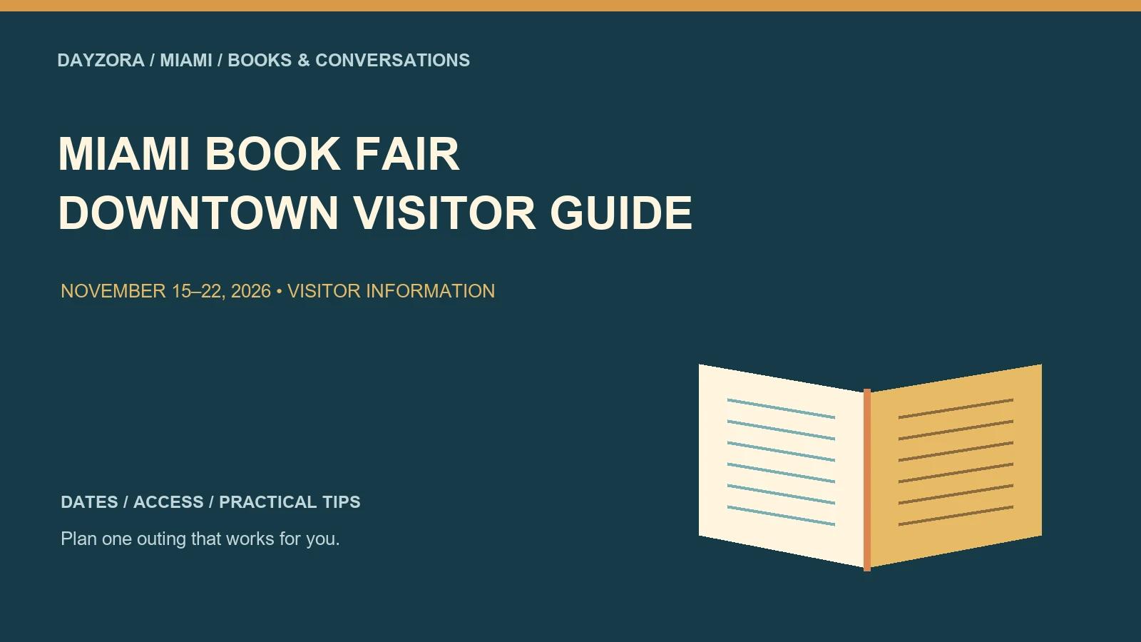 Miami Book Fair Guide: Dates, Authors, Street Fair & Admission