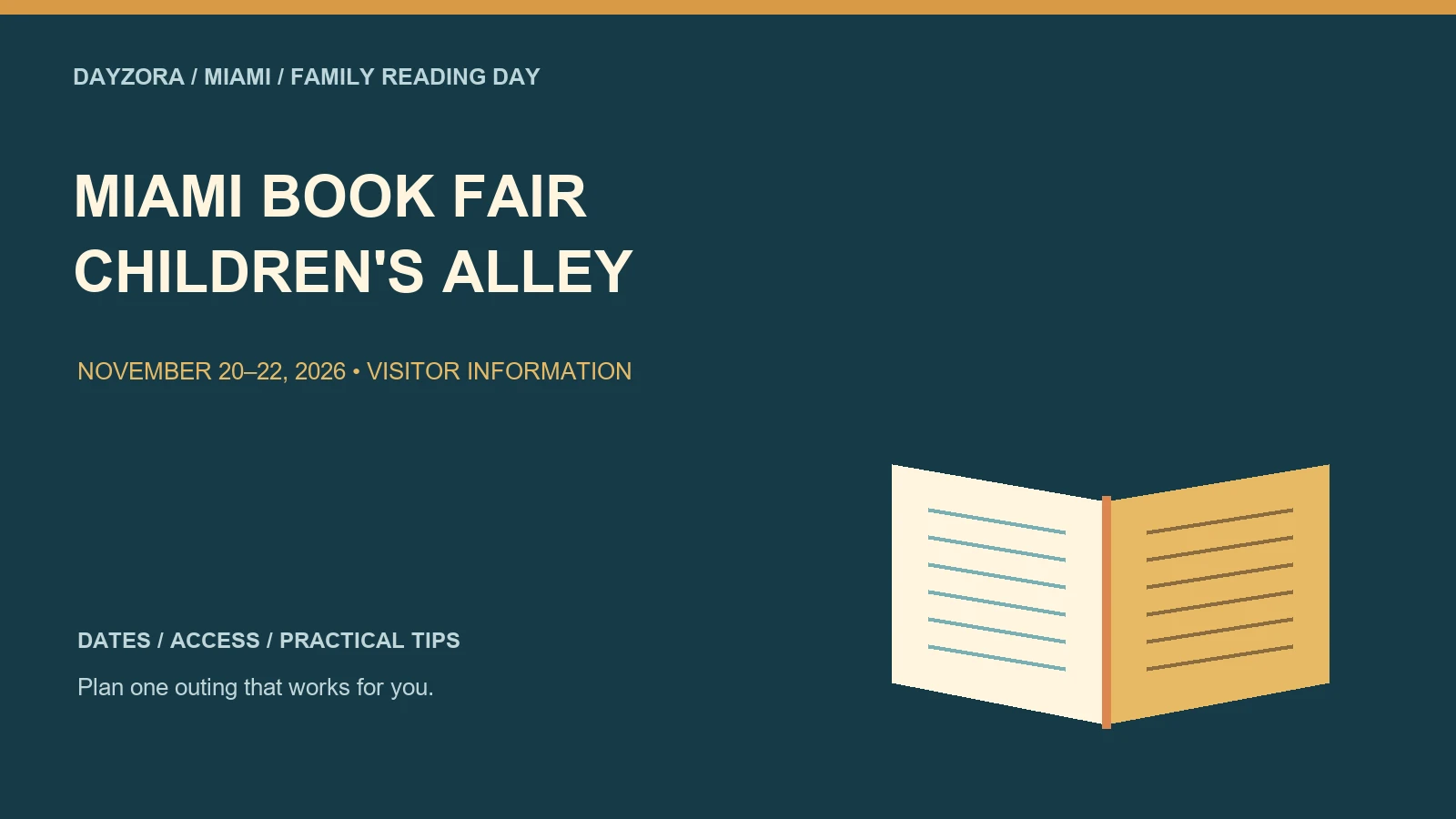 Miami Book Fair With Kids: Children’s Alley & Family Activity Planning