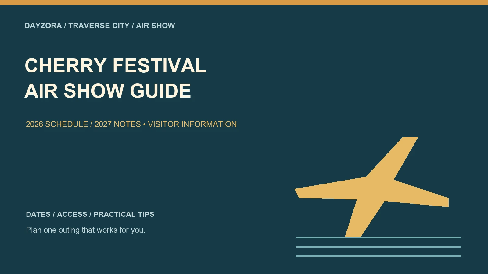 Cherry Festival — original illustrated visitor guide